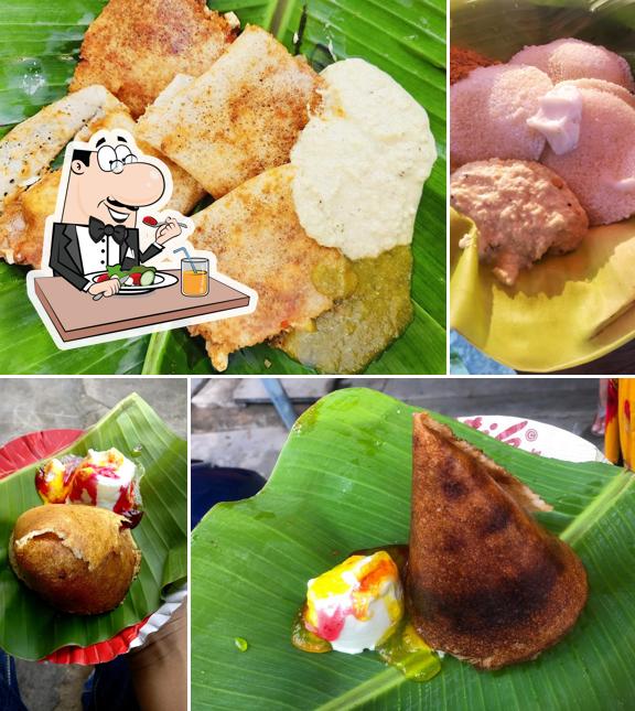 Food at Anji's idli shop