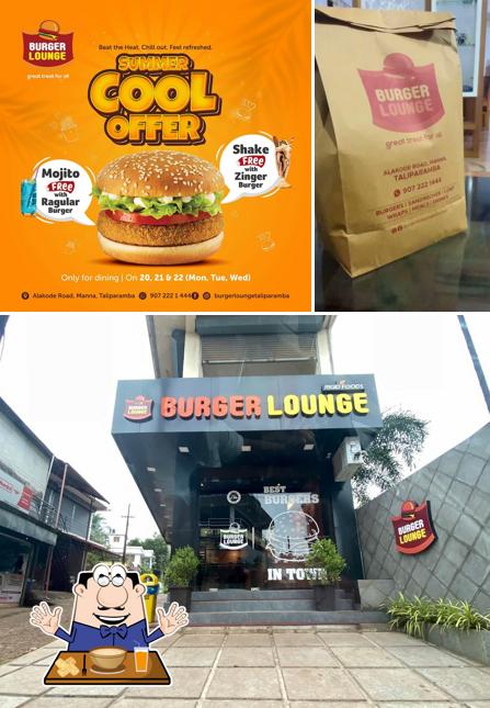 This is the photo showing food and exterior at Burger Lounge Taliparamba