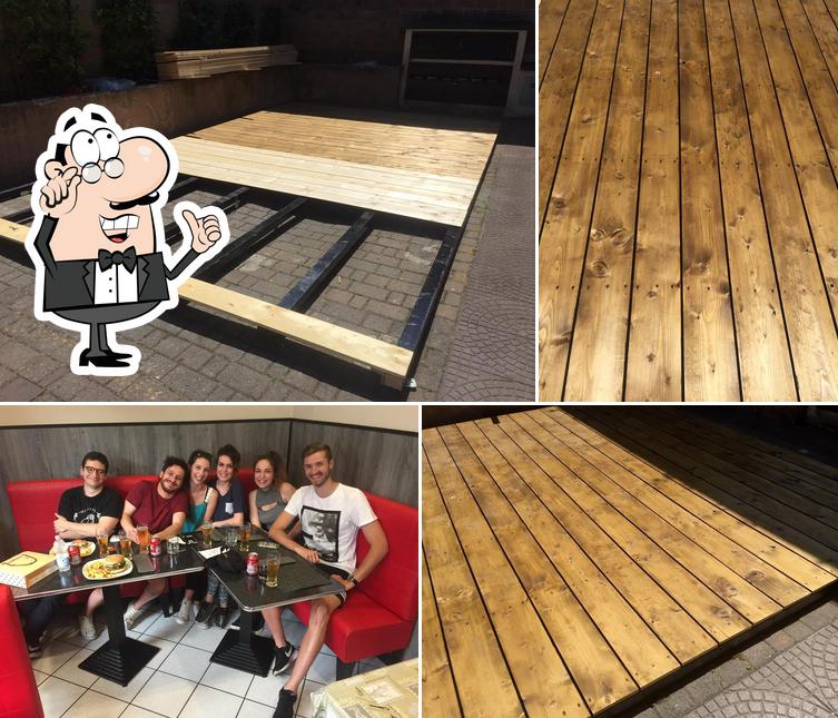 Gli interni di Garatti's Pizza Burger Macherio