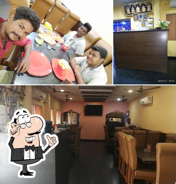The interior of Jothis Multi Cuisines Restaurant