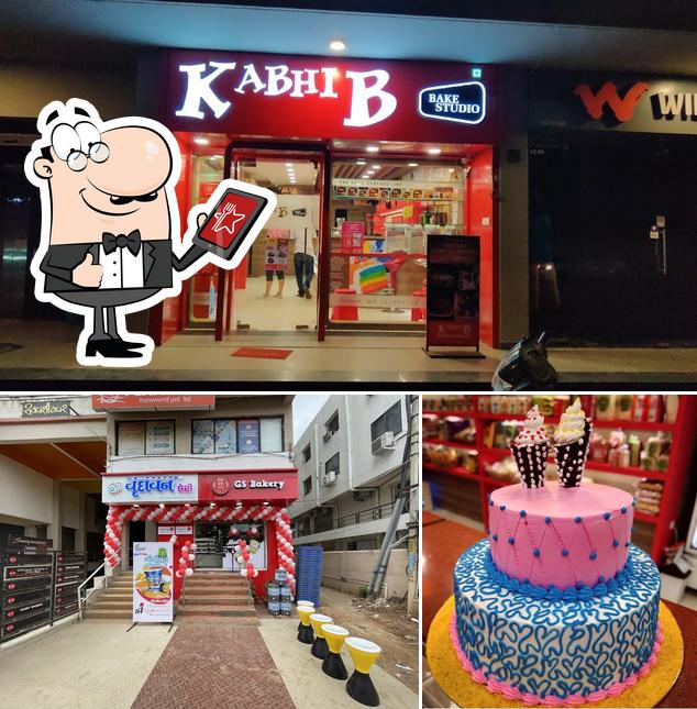 Among various things one can find exterior and cake at Kabhi B Bakery - Anand (A.V. ROAD)