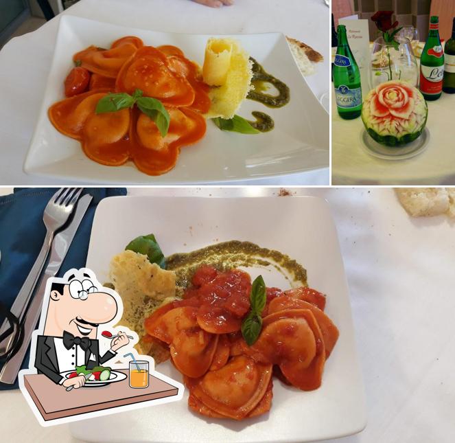 La cibo e birra del ristorante