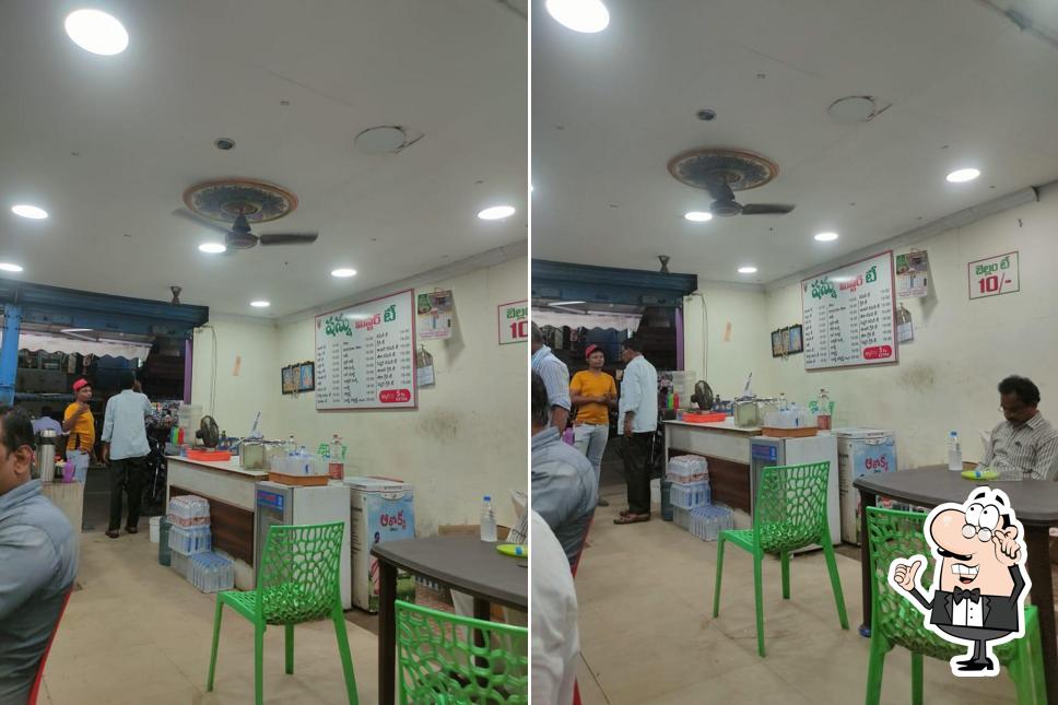 The interior of Mr Tea , Noodles & Juices