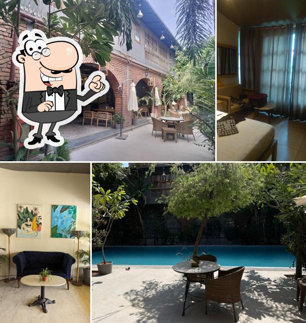 The interior of The Artist House, Udaipur