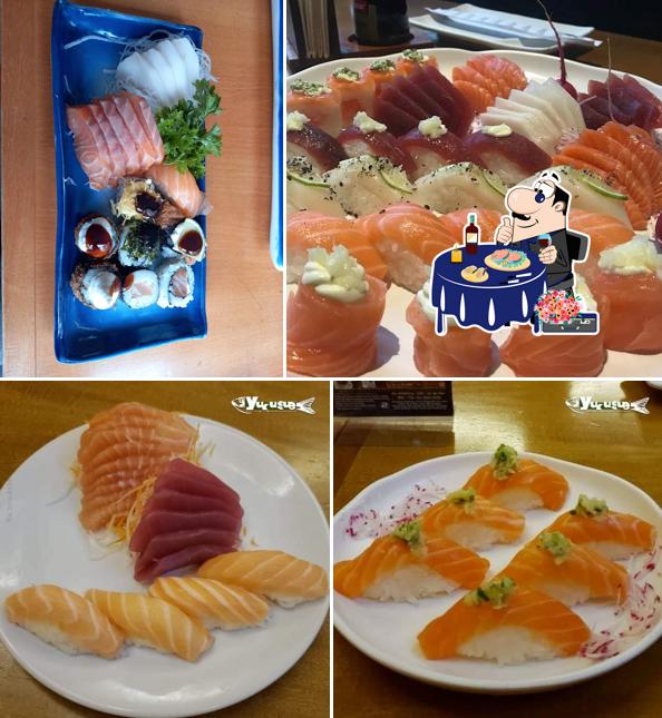 Sashimi em Yukusue Sushi Antártico