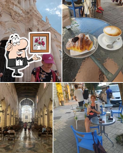 La foto della interni e cibo di Bar — Cafè