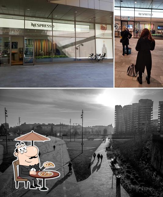 Gli esterni di Boutique Nespresso Milano City Life