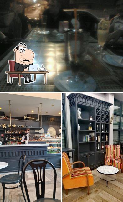 Dai un’occhiata alla immagine che raffigura la interni e bancone da bar di Gran Caffé Magnolia