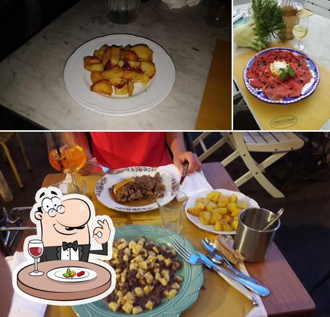 Platti al Osteria I Perdigiorno