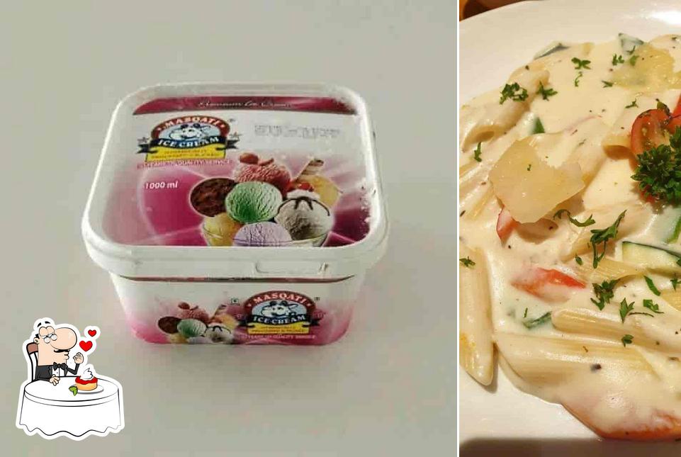Masqati ice cream parlour offers a number of sweet dishes