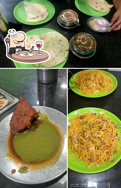 Food at North Chappathies Veg Restaurant