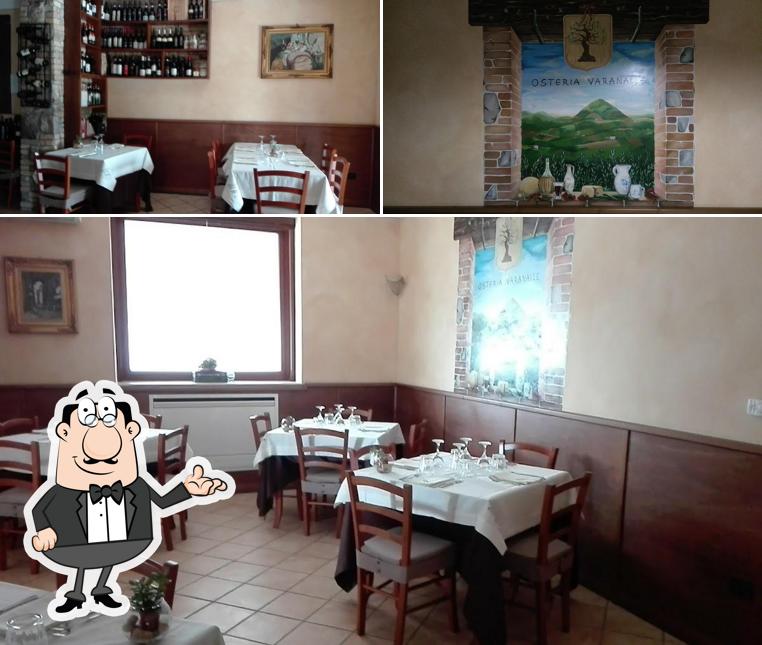 Dai un'occhiata agli interni di Osteria Varanalle