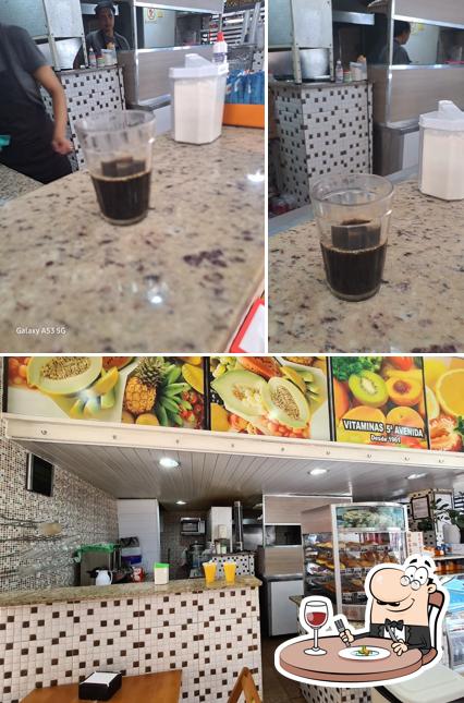 Mousse de chocolate em Vitamina 5° Avenida