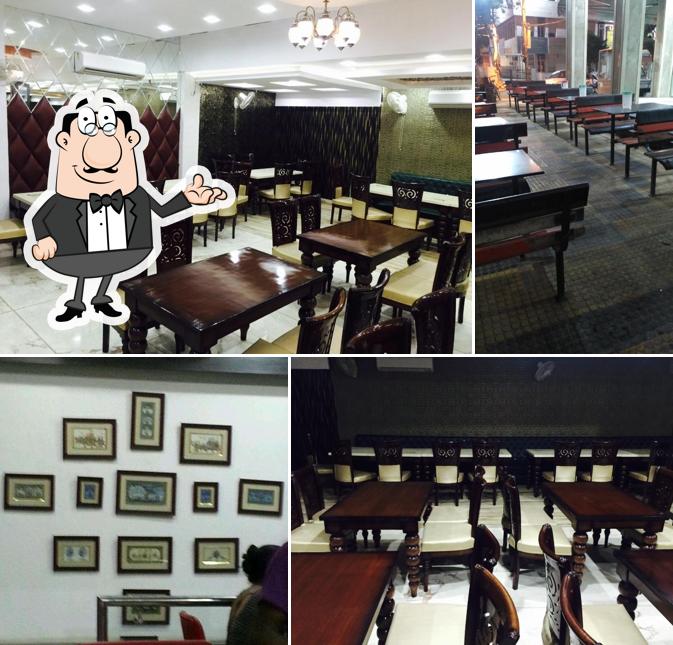 Take a seat at one of the tables at Rama Bhojnalya