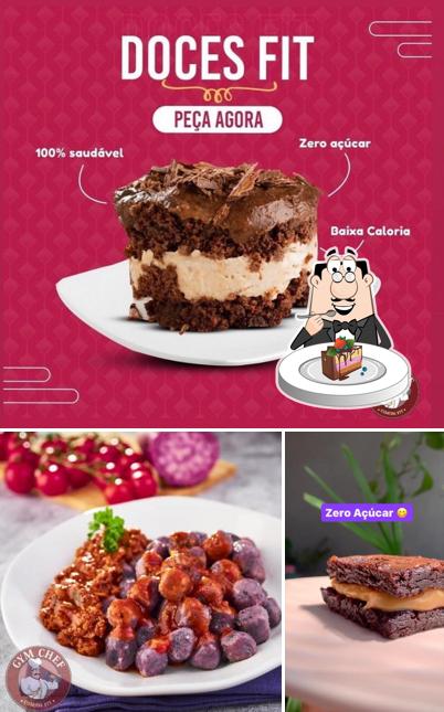 Bolo de chocolate em Gym Chef