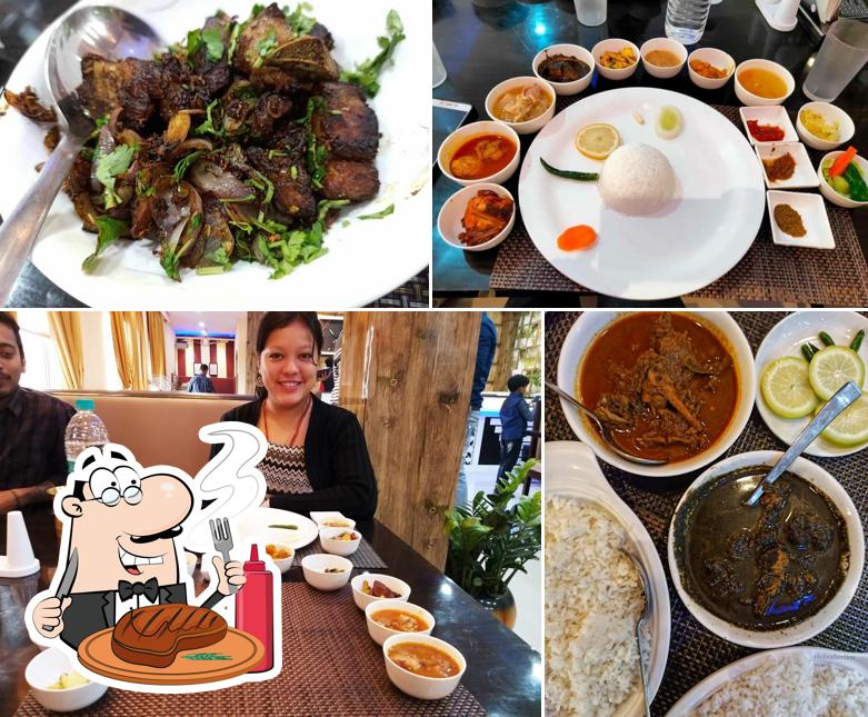 Pick meat meals at Heritage Naga Kitchen