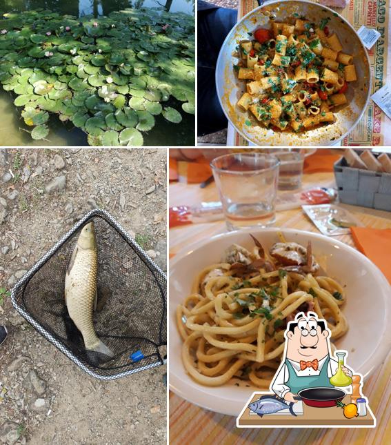 Lago D'Argento serve un menu per gli amanti dei piatti di mare