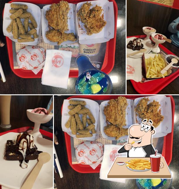 French fries at Meat and Eat Srivilliputhur