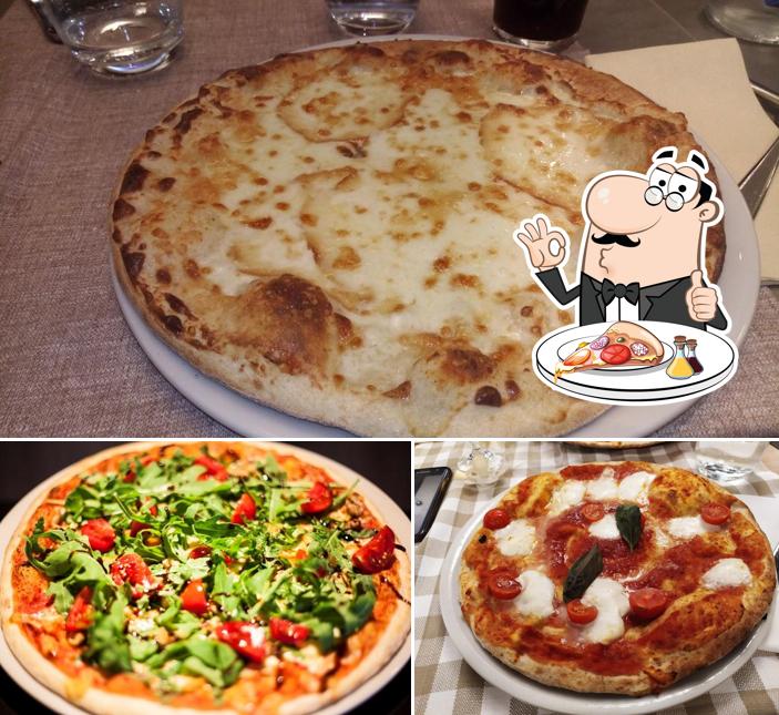 A Pizza Leggera Calusco [Ristorante Pizzeria Senza Glutine, Paella], puoi ordinare una bella pizza