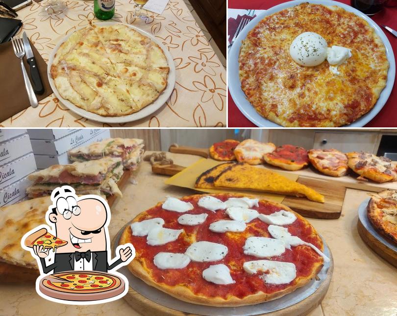 Scegli tra le molte varianti di pizza