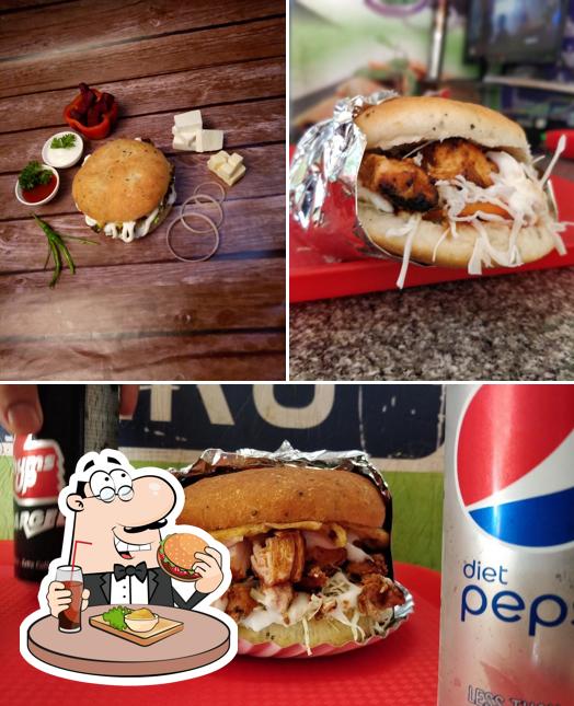 Get a burger at Shawarma Bite's