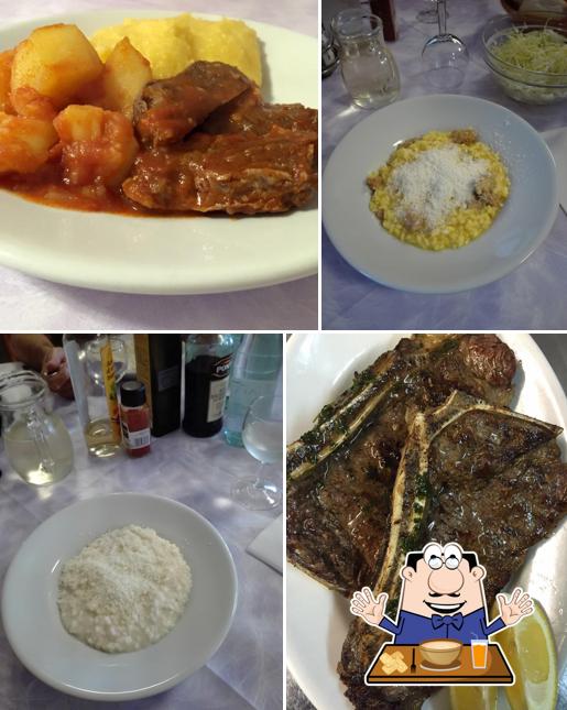 Platti al Trattoria Isola Di Belletti N. E M