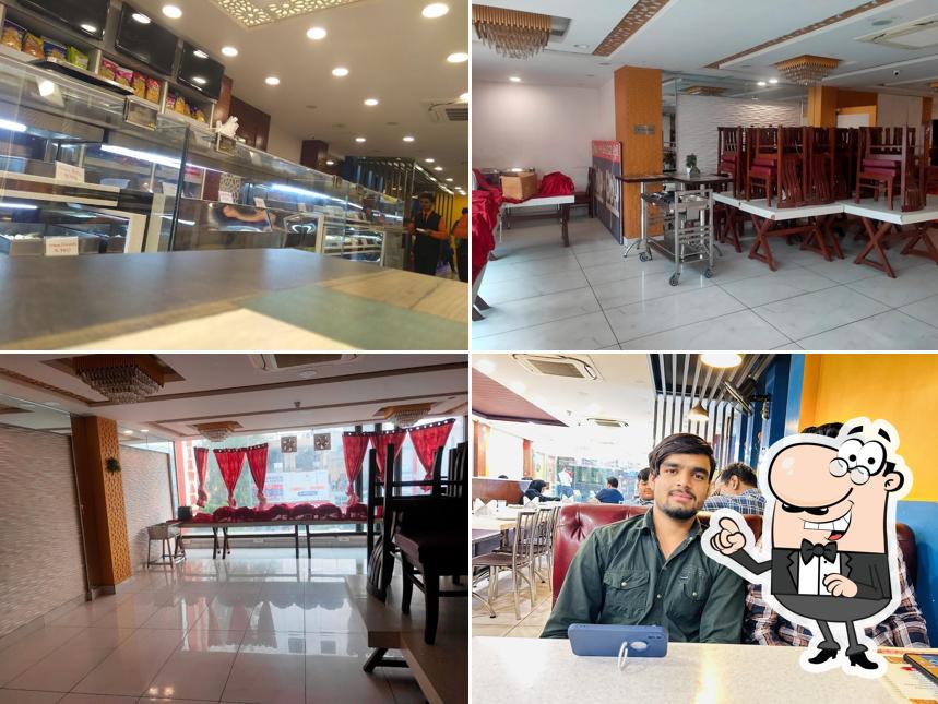 The interior of Aashirwad restaurant