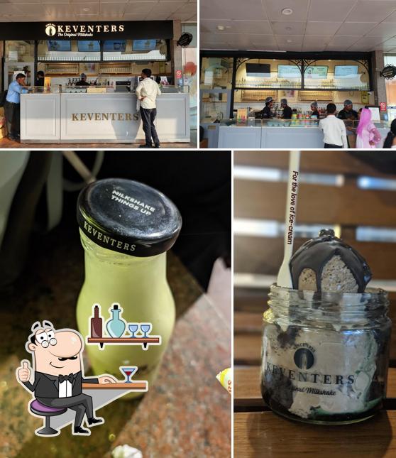 The image of interior and drink at Keventers - Pacific Mall, Netaji Subhash Place, Delhi