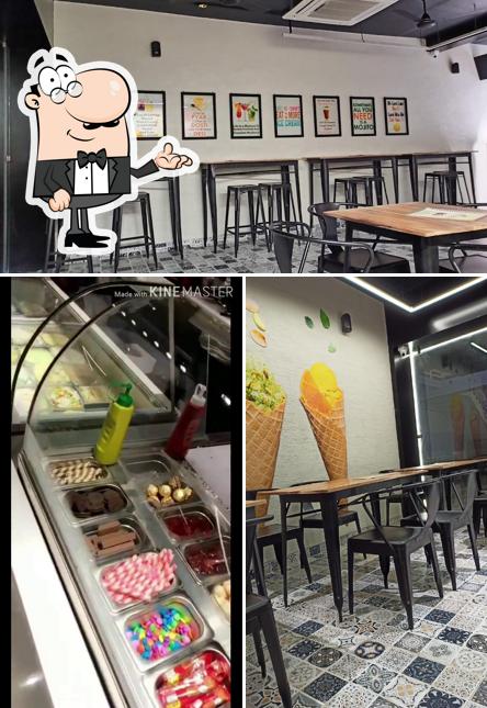 The interior of House of Ice cream