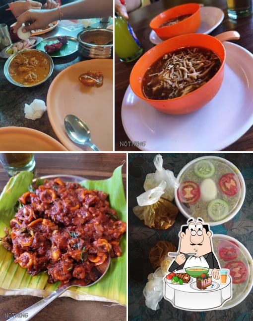 Hot and sour soup at Omkar Family Restaurant