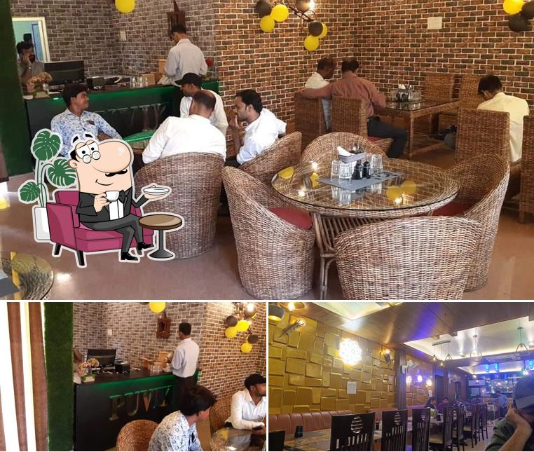 The interior of Puvika Cafe