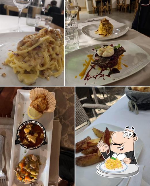 Spaghetti alla carbonara al Antica Carsulae Ristorante