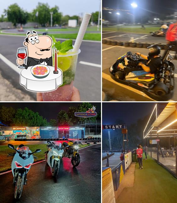 Tuna tartare at Caffeine and Octane- GO KARTING TRACK