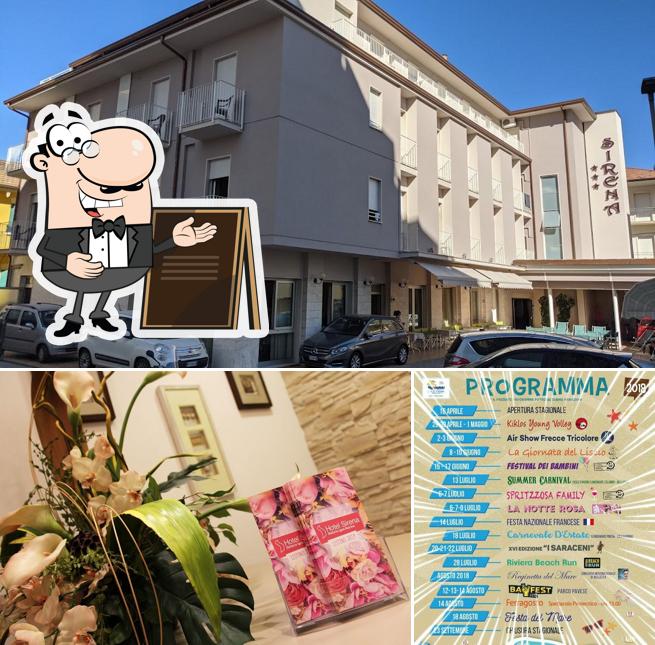 Goditi la vista dagli esterni di Hotel Sirena