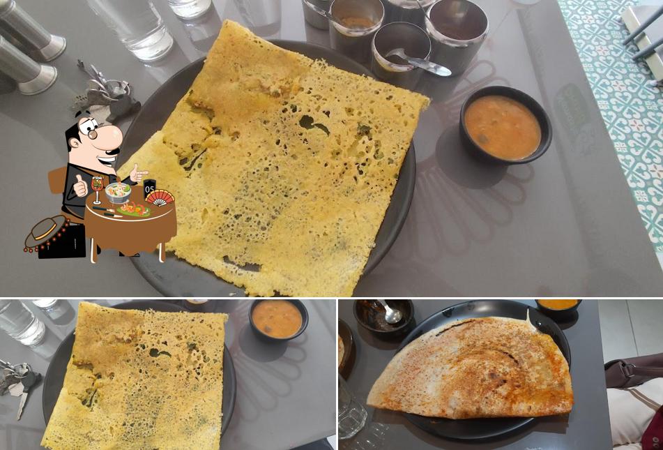 Masala dosa at Namaste Dravid
