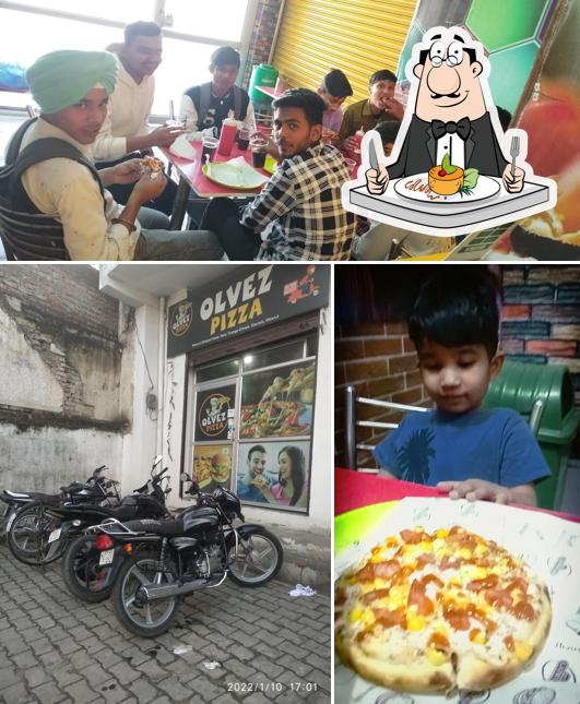 This is the photo showing food and exterior at OLVEZ PIZZA