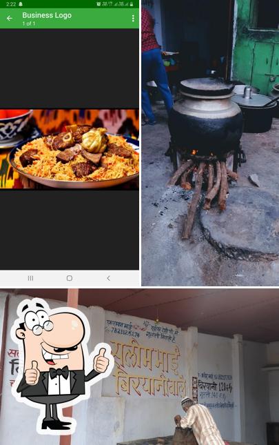 Look at the image of Salim bhai biryani chardarwaza jaipur