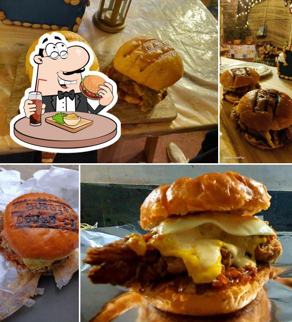 Get a burger at The Burger Dough Company Goa
