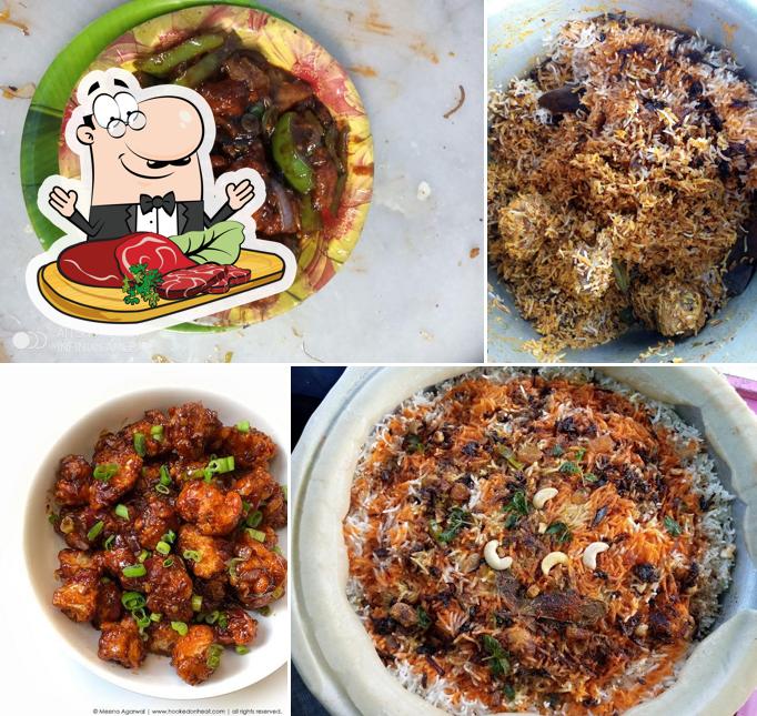 The Spicy Hut Restaurant (Fast Food) offers meat meals