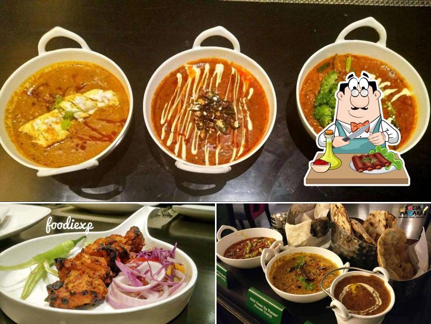 Meat dishes are available at Kebab Theatre