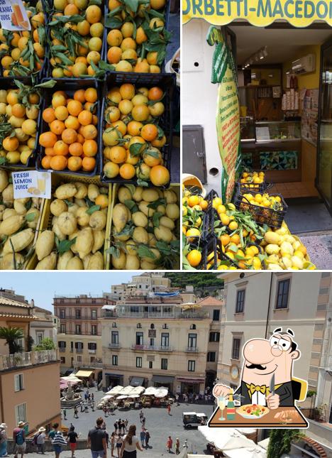 A'Sciulia si caratterizza per la cibo e esterno