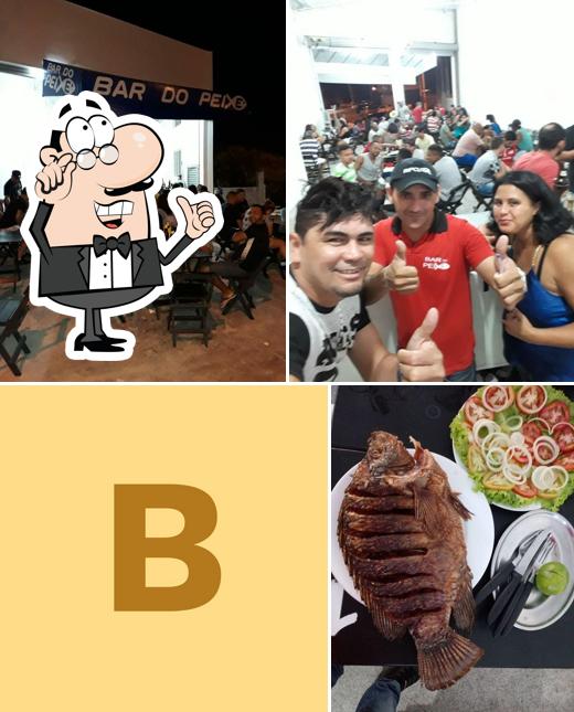 O interior do Bar do Peixe Itupeva