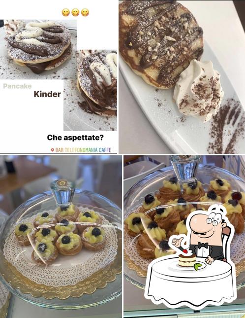 TELEFONOmania Caffè propone un'ampia selezione di dessert