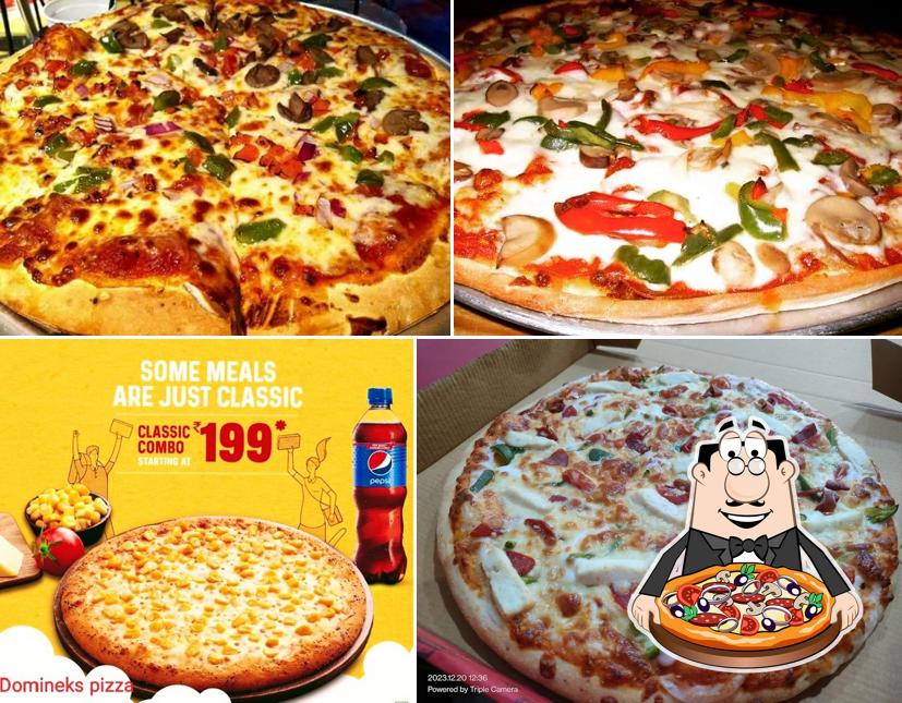 At DOMINEK Restaurant, you can get pizza