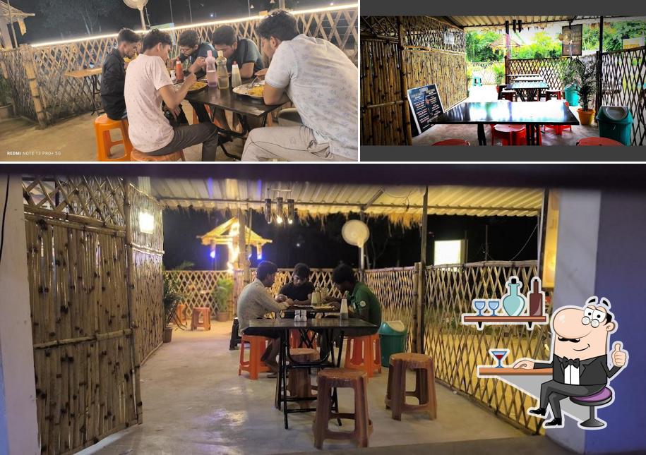 The interior of Desi Kukad