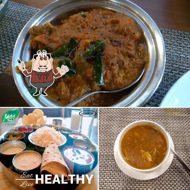 Food at Down Town Abad Metro