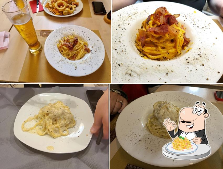 Spaghetti alla carbonara al Melomangio