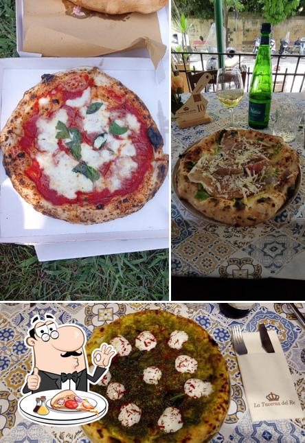 A Pizzeria Trattoria La Taverna Del Re A Capodimonte, puoi goderti una bella pizza