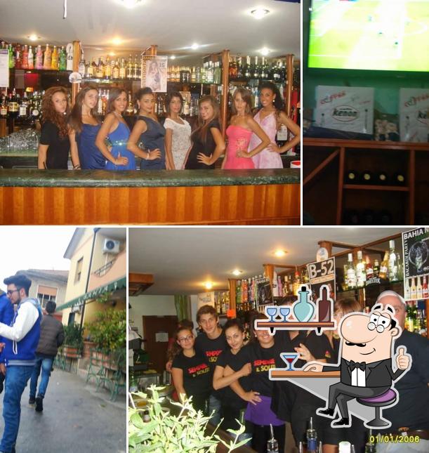 Gli interni di Bar Bahia