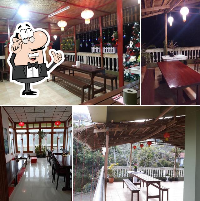 The interior of Red Lantern Chinese Restaurant
